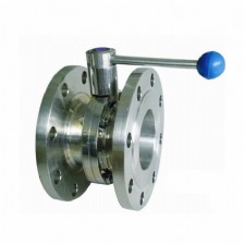 卫生级法兰蝶阀